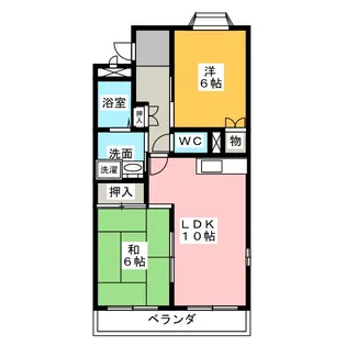 フォレストサイドK-I【1階】の間取り