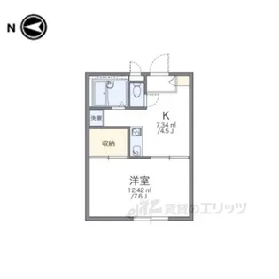 レオパレス相楽台【1階】の間取り