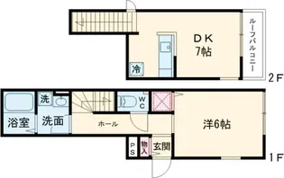 シェモア哲学堂【1階】の間取り