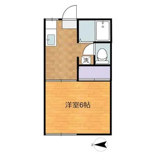 稲荷山ハイツ【1階】の間取り