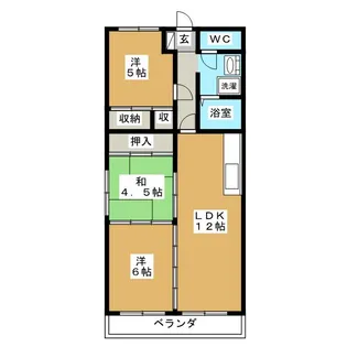 フェアリーライトII【2階】の間取り