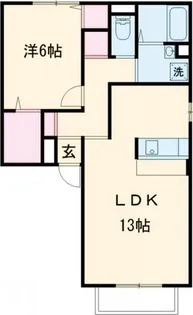 日光ハイツ並松【2階】の間取り