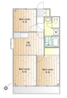 ロイヤルエクセレント学芸大【6階】の間取り