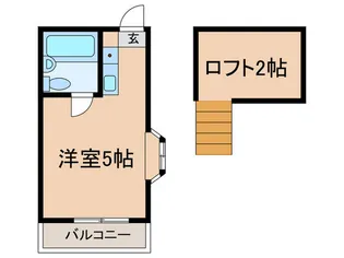 ペアパレス保谷【2階】の間取り