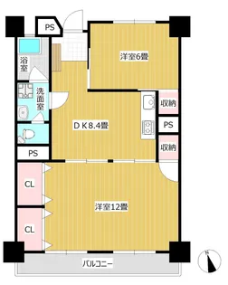 第2森光ビル【2階】の間取り