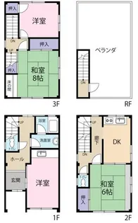 兵庫県神戸市須磨区平田町1【一戸建】の間取り