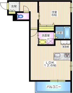 メゾン南洲【3階】の間取り