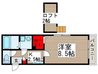コンフォルタ清瀬【3階】の間取り