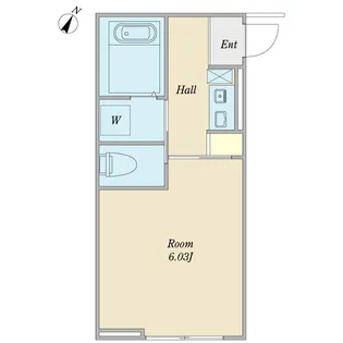 シュエタマリスク【1階】の間取り