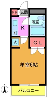 ジュネパレス市川第5【3階】の間取り