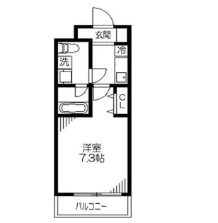 エクセルピア東大井【2階】の間取り
