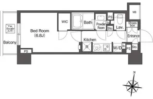 コンフォリア森下リバーサイド【3階】の間取り