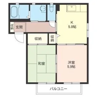 ゲートウッドエステート I【1階】の間取り