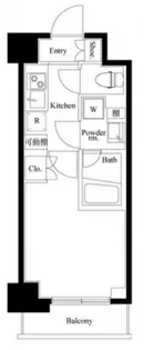 ハーモニーレジデンス武蔵小杉#002【2階】の間取り