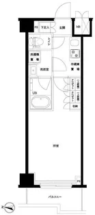 ルーブル武蔵小杉六番館【2階】の間取り