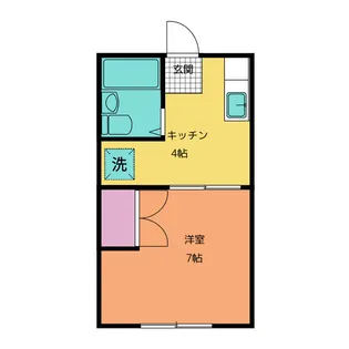 第1サンライズ【1階】の間取り