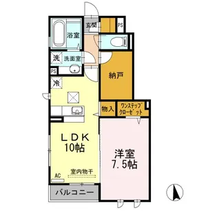 メゾン ド ショコラ【1階】の間取り