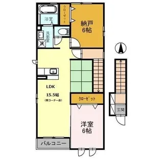 江坂ガーデンヒラノステージC棟【2階】の間取り