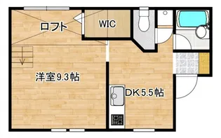 タウンハウスKB【2階】の間取り