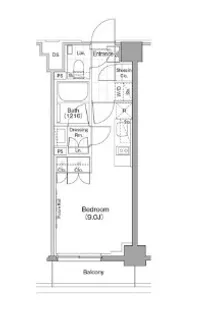 東京都新宿区新宿6【マンション】の間取り
