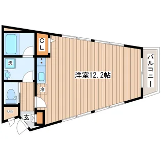 POTTERIE【4階】の間取り