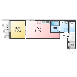 メゾン・ドゥ・アッシュ松戸【3階】の間取り