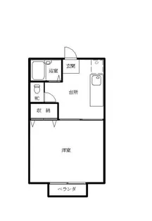 シャルム西津田II【1階】の間取り