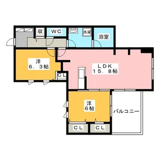 Sky Avenue Yokohama【2階】の間取り