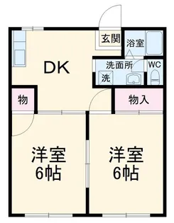 サントピアA【1階】の間取り