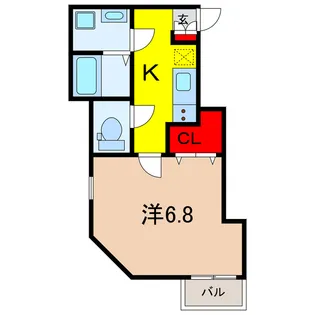 ハルミメゾン亀有【1階】の間取り