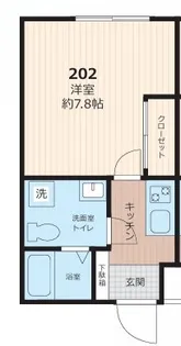 セレス池田山【1階】の間取り