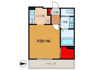 サザンフローラ綾瀬【2階】の間取り