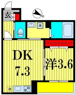 AJ南流山【1階】の間取り
