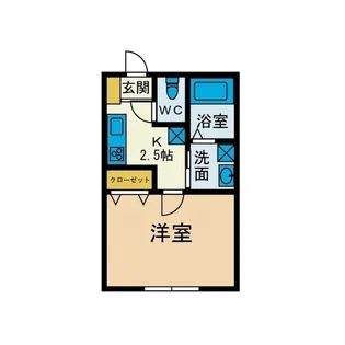 シンフォライズ湘南Natural【1階】の間取り