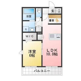 アヴェニール横濱大口【1階】の間取り