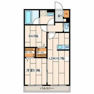 さくら十番館【2階】の間取り