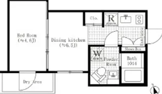 CREATIF池袋本町【1階】の間取り