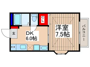 コーポ・ルナV【2階】の間取り