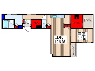 ヴィオラ・ボヌール【2階】の間取り