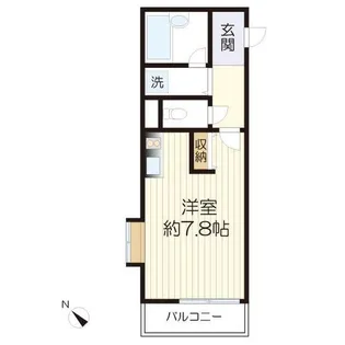 アザレ東三田壱番館【2階】の間取り