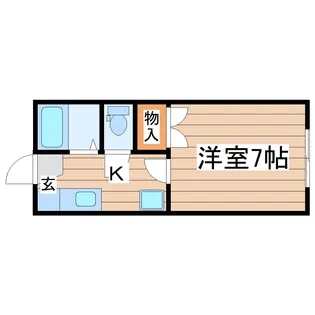 ホウショ裕【1階】の間取り