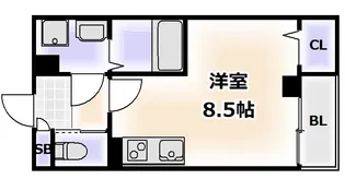 ディオコーポはりなかの【1階】の間取り