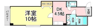 ルミエールKYII【4階】の間取り