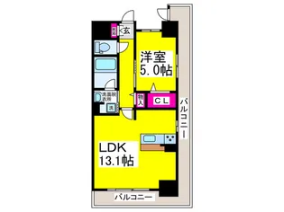 Future一条【4階】の間取り