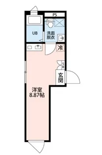 CICADA RESIDENCE OGIKUBO【1階】の間取り