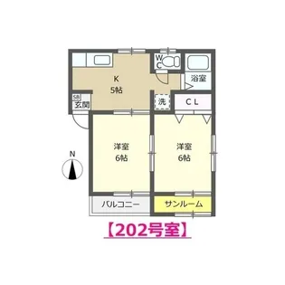 ブルーパレス【2階】の間取り