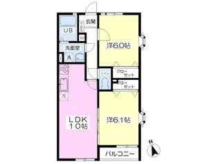 セブンハウスIII【1階】の間取り