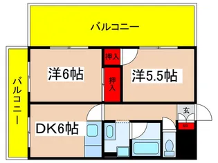 リリ-ヒルズ【2階】の間取り