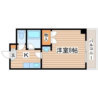 グランソール東照宮【1階】の間取り