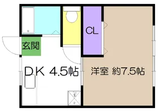 坂本ハイツ【1階】の間取り